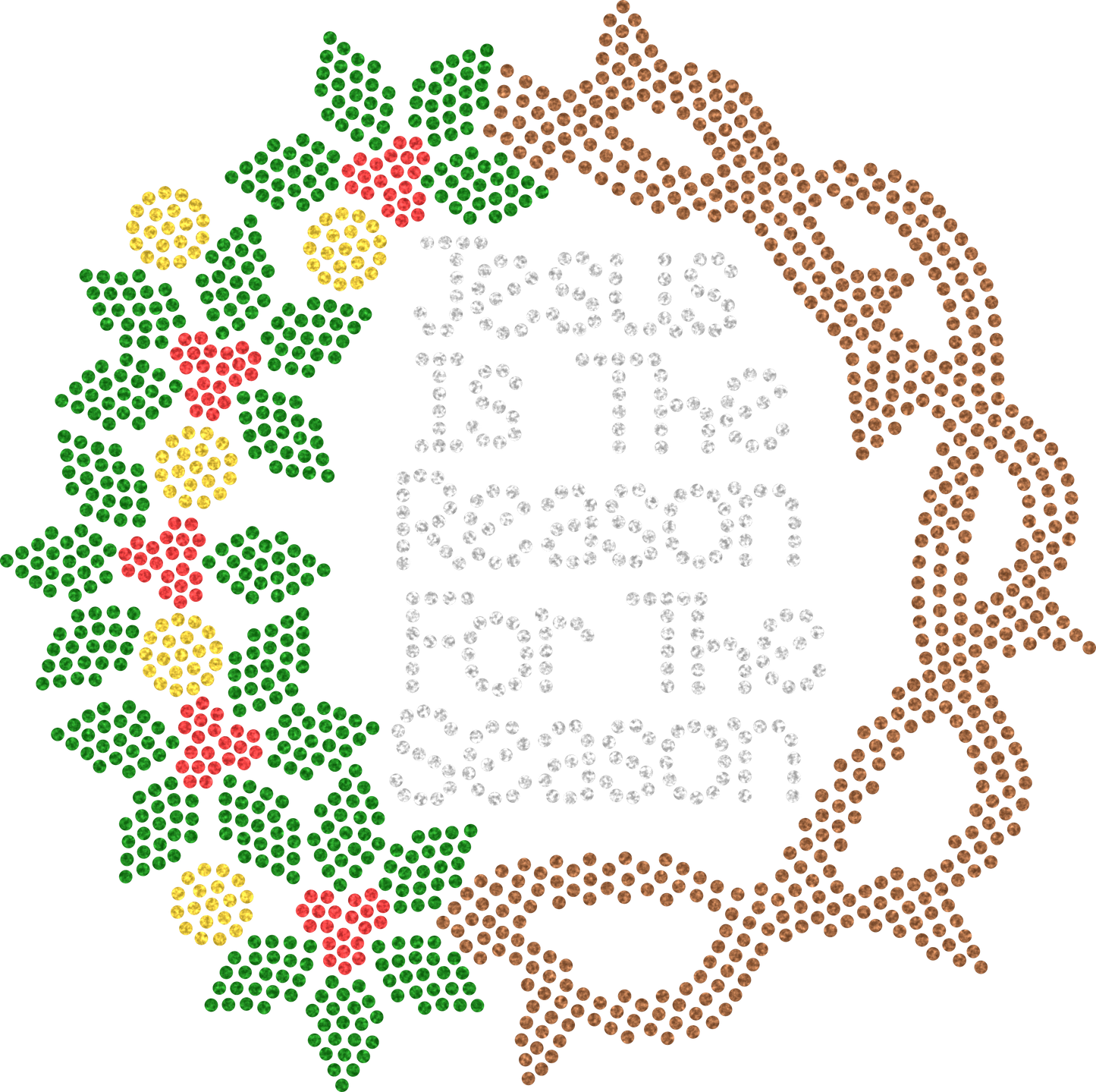 "Jesus Is the Reason for the Season" Rhinestone Sweatshirt