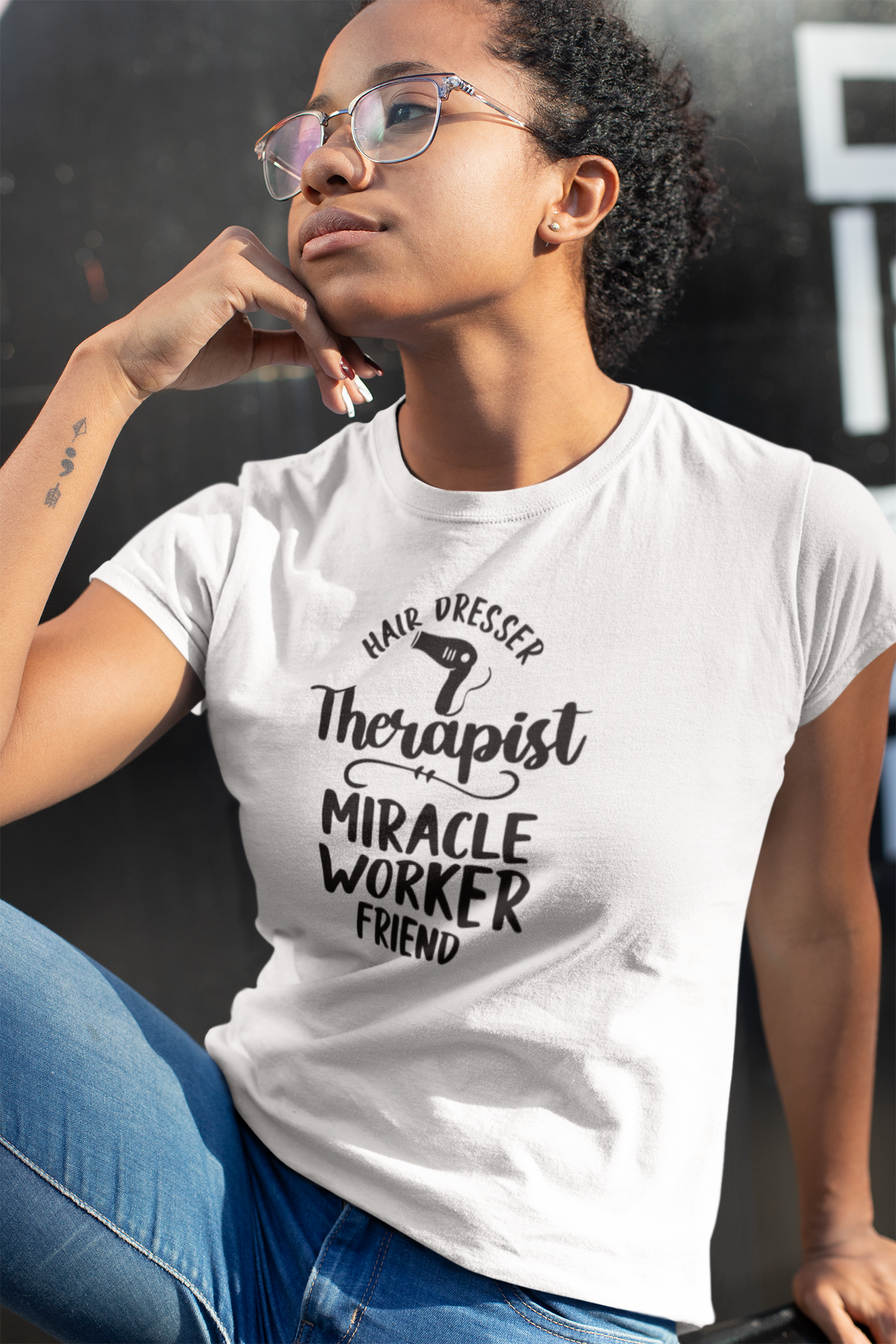 Hairdresser - Therapist - Miracle Worker - Friend - TShirt