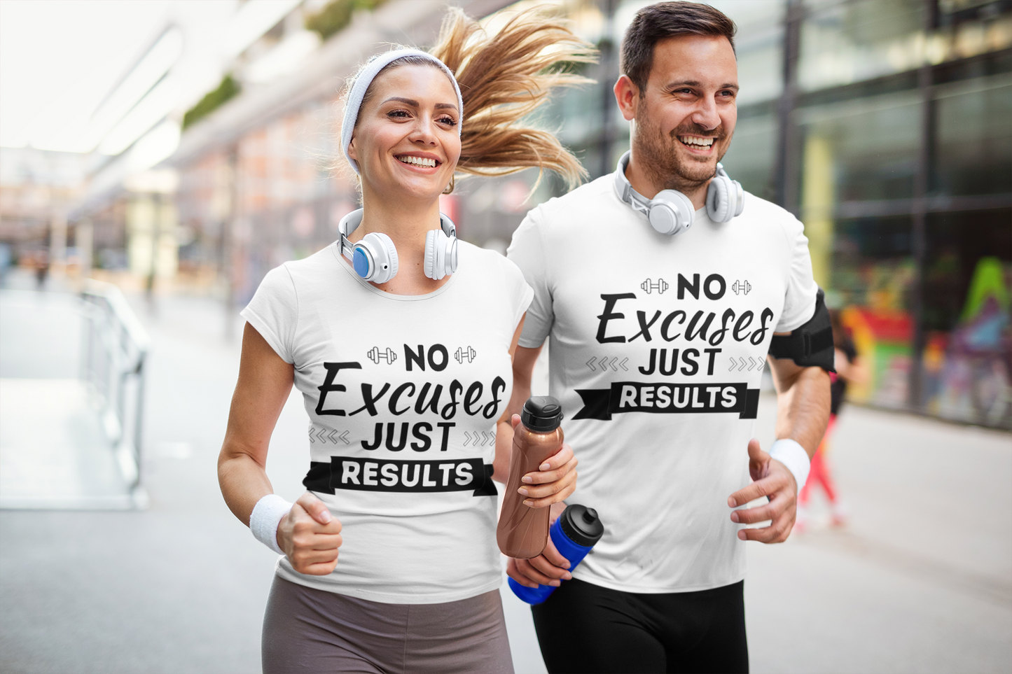 No Excuses Just Results – T-Shirt